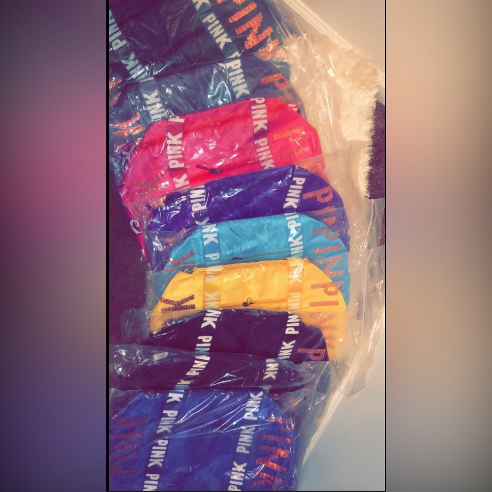 PINK SLEEP OVER BAGS